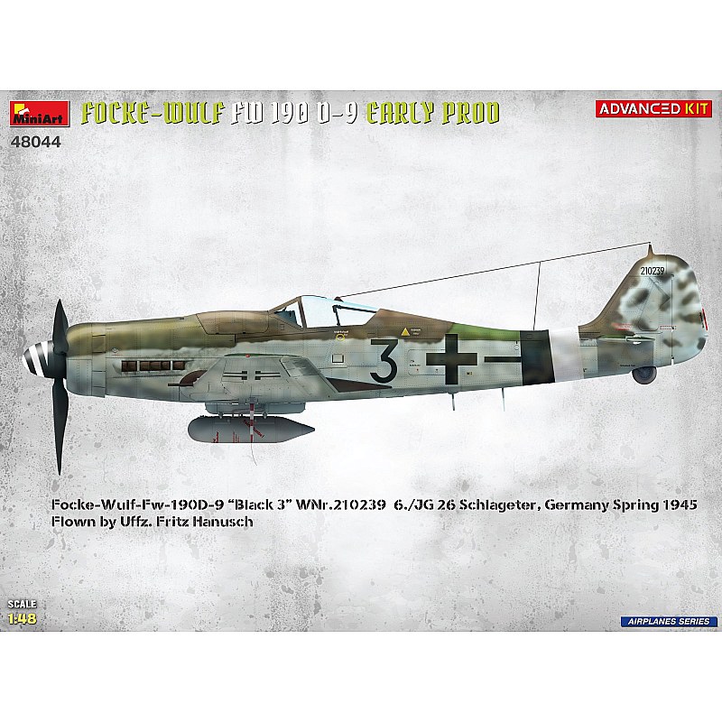 Miniart Focke-Wulf Fw 190D-9 Early Prod, Advanced Kit 1/48 48044 additional image 3