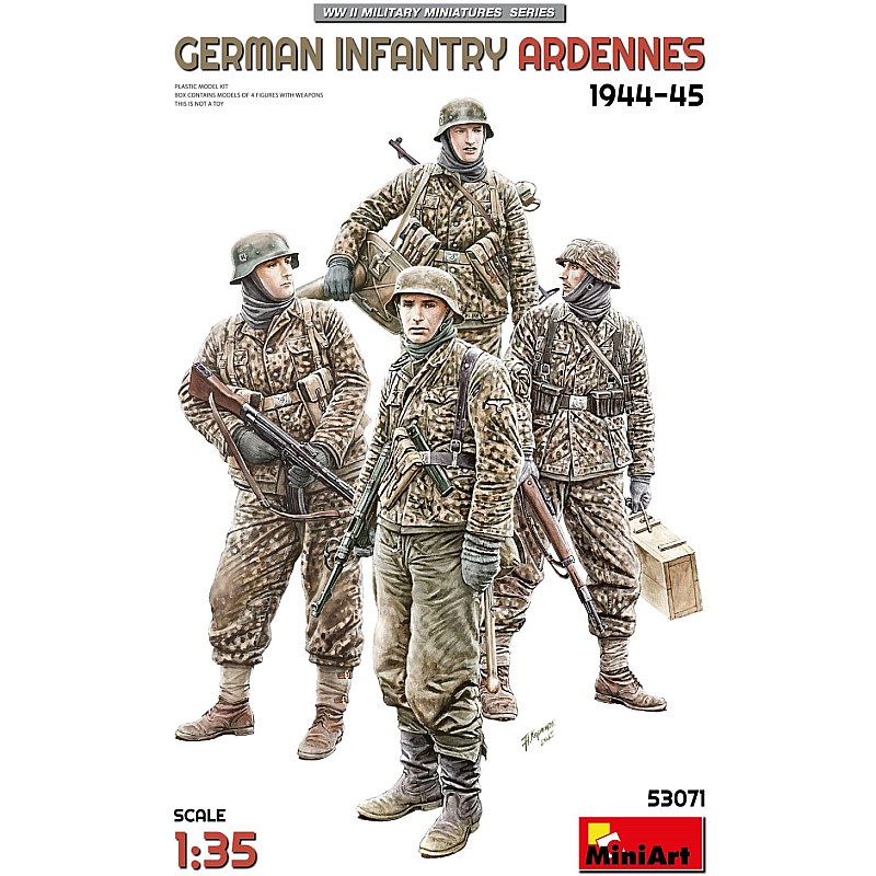 Miniart GERMAN INFANTRY. ARDENNES 1944-45 1/35 53071
