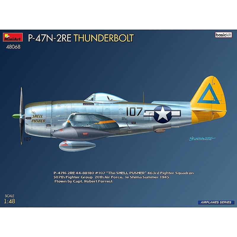 Miniart P47N-2RE Thunderbolt Basic Kit 1/48 48068 additional image 4