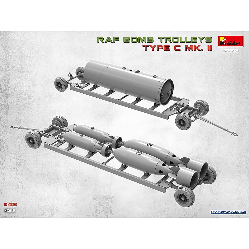 Miniart RAF BOMB TROLLEYS TYPE C MK. II 1/48 50002 additional image 3