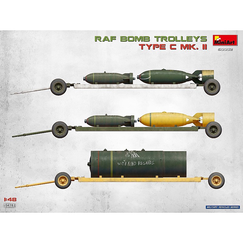 Miniart RAF BOMB TROLLEYS TYPE C MK. II 1/48 50002 additional image 4