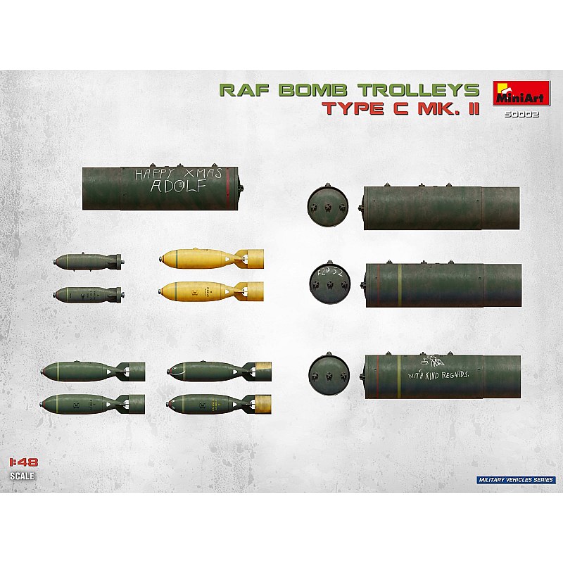 Miniart RAF BOMB TROLLEYS TYPE C MK. II 1/48 50002 additional image 5
