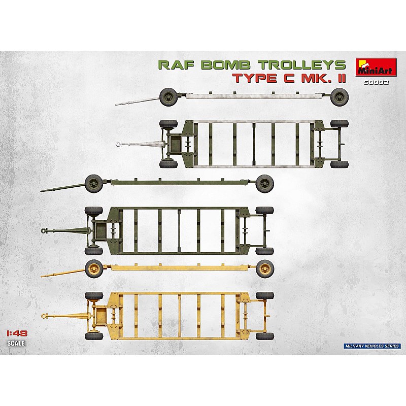 Miniart RAF BOMB TROLLEYS TYPE C MK. II 1/48 50002 additional image 6