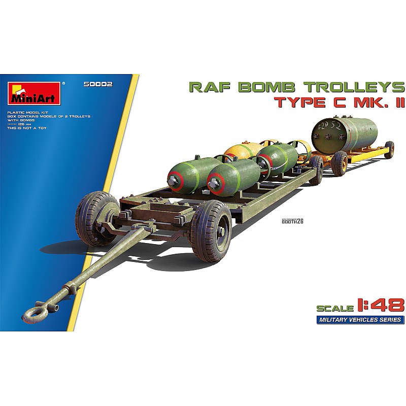 Miniart RAF BOMB TROLLEYS TYPE C MK. II 1/48 50002