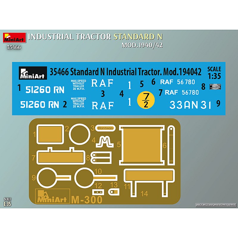 Miniart Standard N Industrial Tractor Mod 1942 1/35 35466 additional image 2