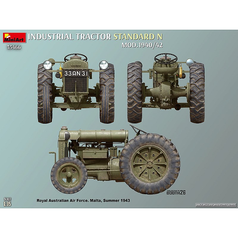 Miniart Standard N Industrial Tractor Mod 1942 1/35 35466 additional image 3