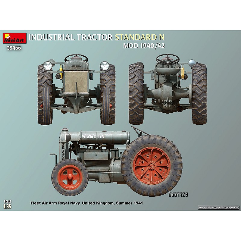 Miniart Standard N Industrial Tractor Mod 1942 1/35 35466 additional image 4