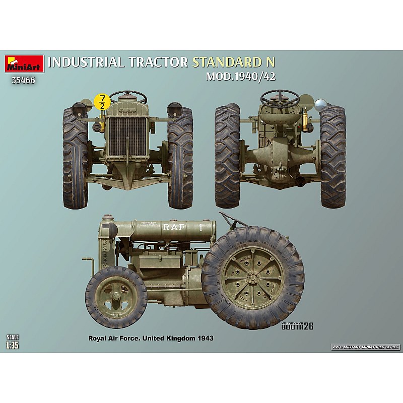 Miniart Standard N Industrial Tractor Mod 1942 1/35 35466 additional image 5