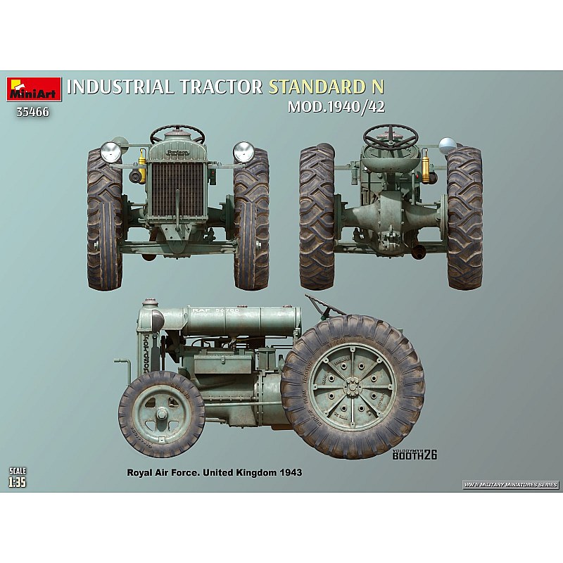 Miniart Standard N Industrial Tractor Mod 1942 1/35 35466 additional image 6