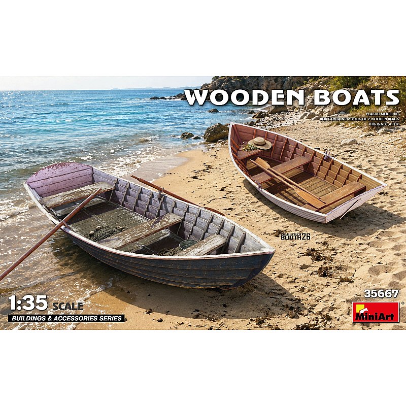 Miniart WOODEN BOATS 1/35 35667
