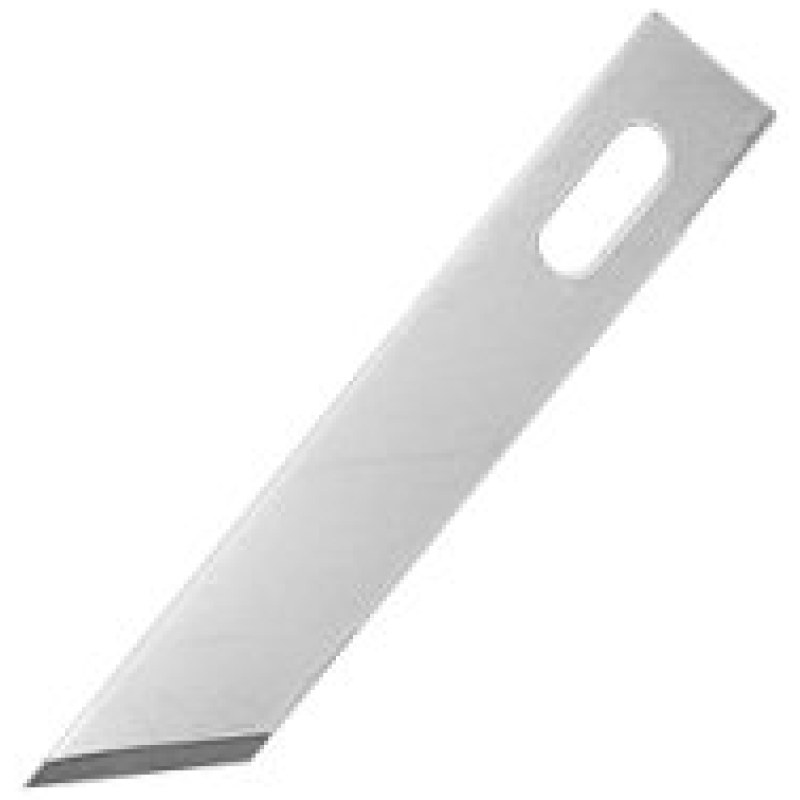 Modelcraft No. 67 Angled Chisel Blades Pack of 5 PKN1767