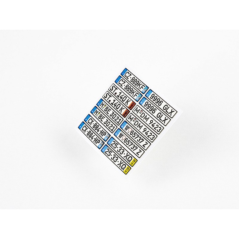 Red Fox Studio 1/24 European License plates vol.02 RFSQS-24015 Red Fox Studio 1/24 RFSQS-24015 additional image 4