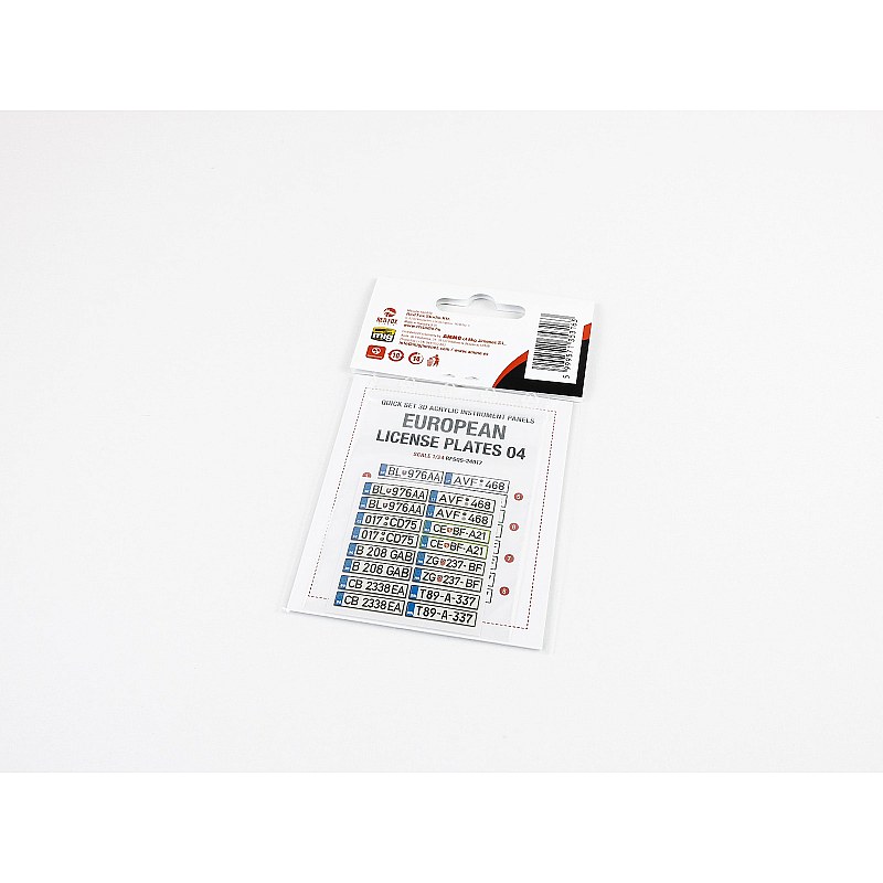 Red Fox Studio 1/24 European License plates vol.04 RFSQS-24017 Red Fox Studio 1/24 RFSQS-24017 additional image 2