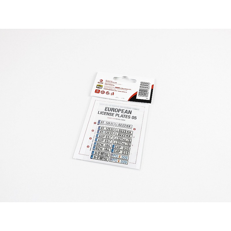 Red Fox Studio 1/24 European license plates vol.05 RFSQS-24018 Red Fox Studio 1/24 RFSQS-24018 additional image 2