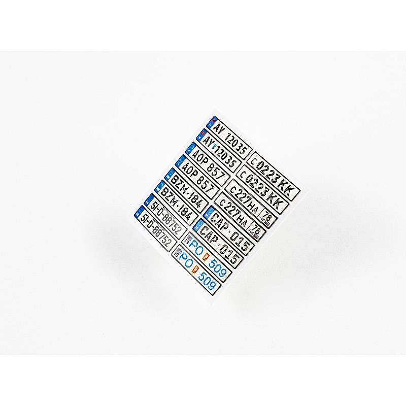 Red Fox Studio 1/24 European license plates vol.05 RFSQS-24018 Red Fox Studio 1/24 RFSQS-24018 additional image 4