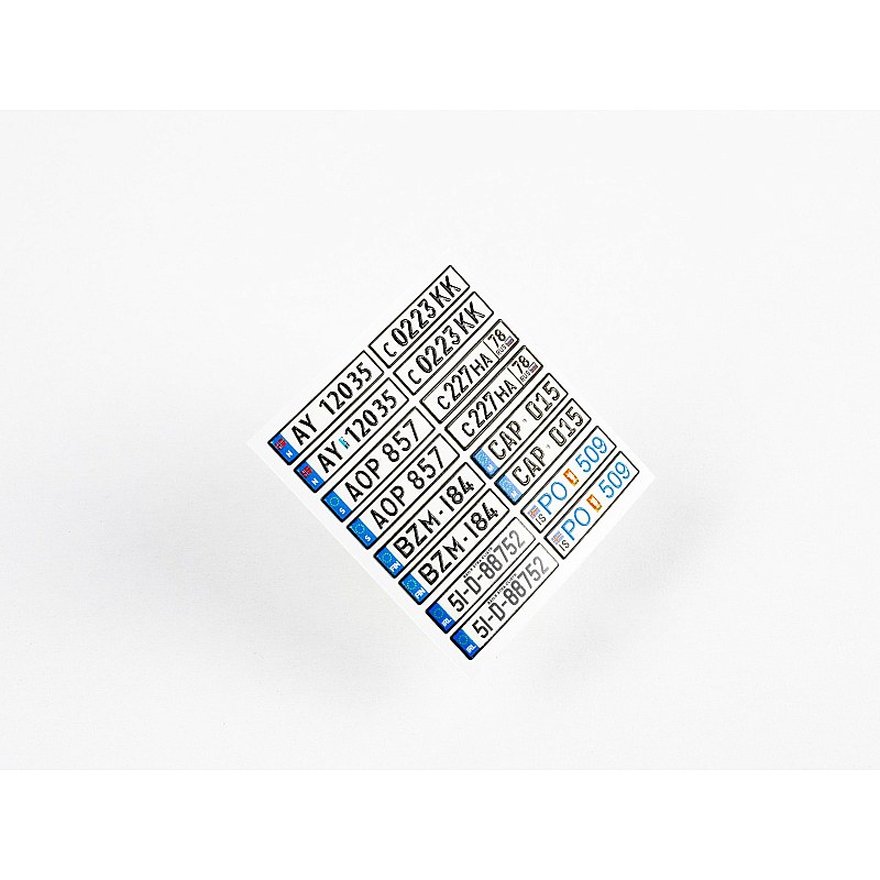 Red Fox Studio 1/24 European license plates vol.05 RFSQS-24018 Red Fox Studio 1/24 RFSQS-24018 additional image 5