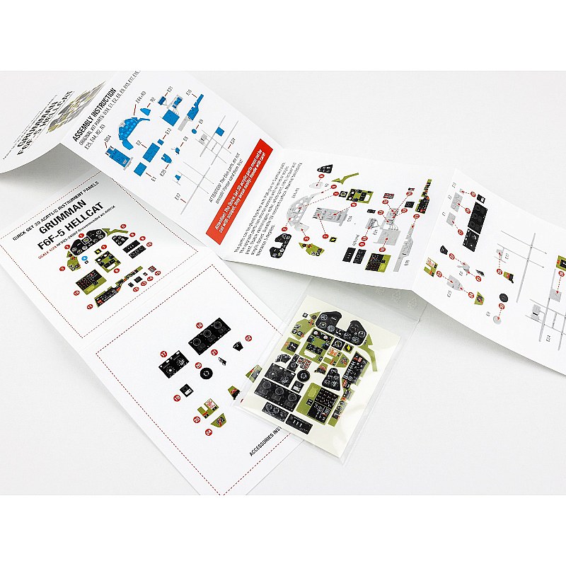 Red Fox Studio 1/24 Grumman F6F-5 Hellcat (for Airfix kit) Red Fox Studio SQS-24002 1/24 RFSQS-24002 additional image 4