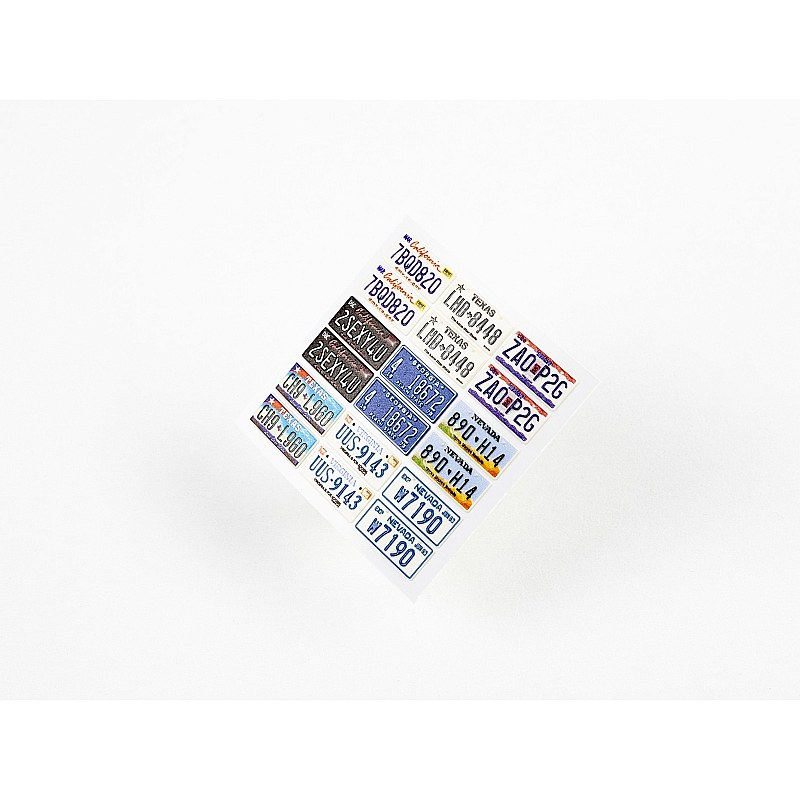 Red Fox Studio 1/24 USA License plates vol.01 RFSQS-24011 Red Fox Studio 1/24 RFSQS-24011 additional image 4