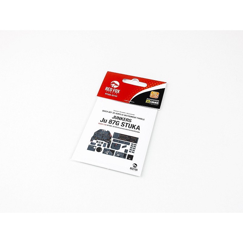 Red Fox Studio Junkers Ju 87G Stuka 3D Panel (1/32) RFSQS-32140 Red Fox Studio Junkers Ju 87G Stuka 3D Panel (1/32) RFSQS-32140