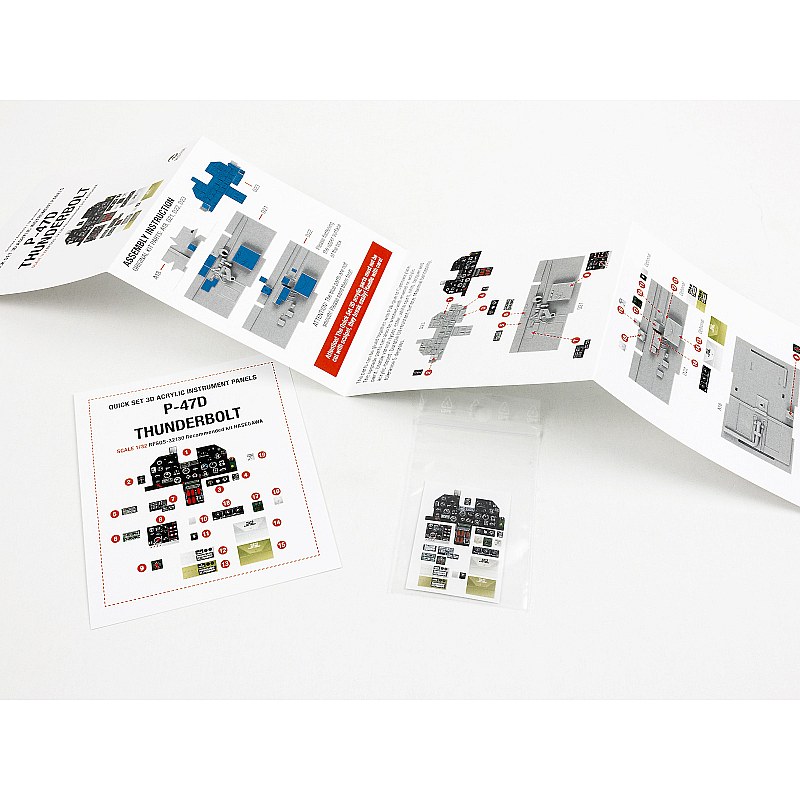 Red Fox Studio 1/32 P-47D Thunderbolt (for Hasegawa kit) RFSQS-32130 Red Fox Studio 1/32 RFSQS-32130 additional image 3