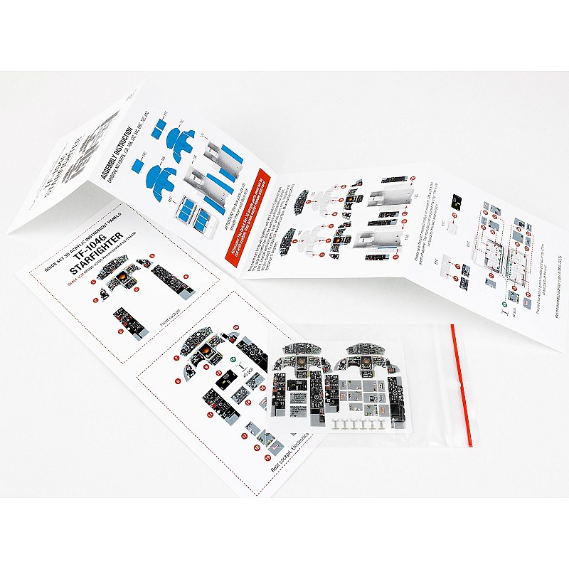 Red Fox Studio 1/32 TF-104G Starfighter (for Italeri kit) RFSQS-32125 Red Fox Studio 1/32 RFSQS-32125 additional image 3
