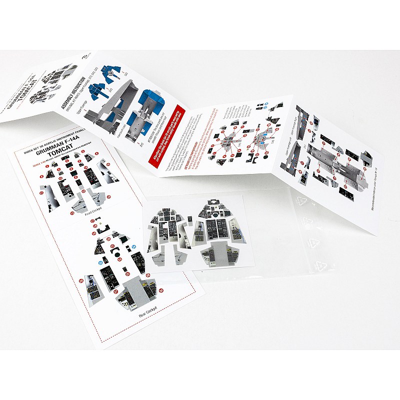 Red Fox Studio 1/48 Grumman F-14A Tomcat (for Academy kit) RFSQS-48097 Red Fox Studio 1/48 RFSQS-48097 additional image 4