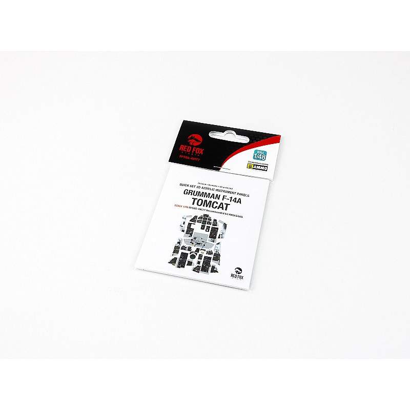 Red Fox Studio Grumman F-14A Tomcat 3D Panel (1/48) RFSQS-48177 Red Fox Studio Grumman F-14A Tomcat 3D Panel (1/48) RFSQS-48177