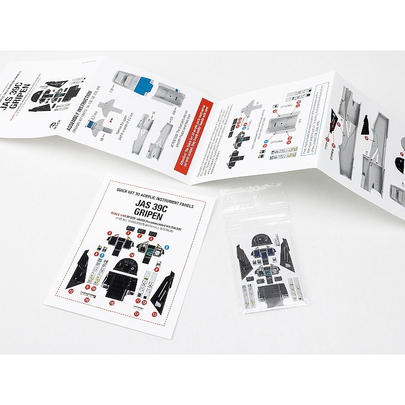 Red Fox Studio 1/48 Jas-39C Gripen (for Italeri Kit) RFSQS-48089 Red Fox Studio 1/48 RFSQS-48089 additional image 3