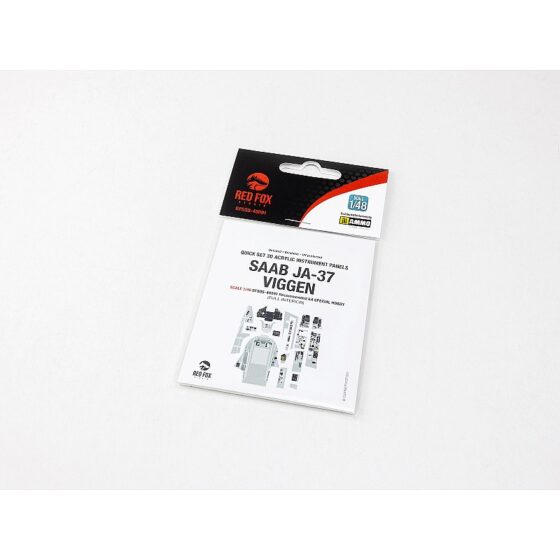 Red Fox Studio Saab JA-37 Viggen 3D Resin Panel (1/48) RFSQS-48091 Red Fox Studio Saab JA-37 Viggen 3D Resin Panel (1/48) RFSQS-48091