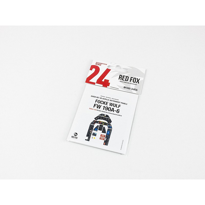 Red Fox Studio Focke Wulf Fw 190A-6 (Airfix) 1/24 RFSQS-24036