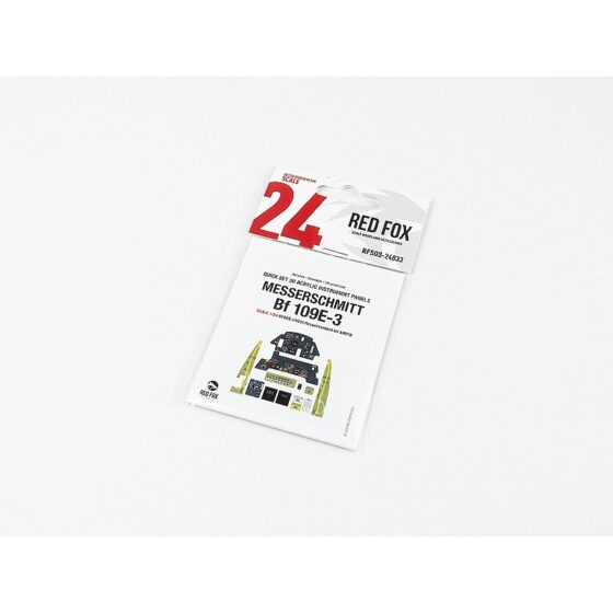 Red Fox Studio Messerschmitt Bf 109E-3 (Airfix) 1/24 RFSQS-24033