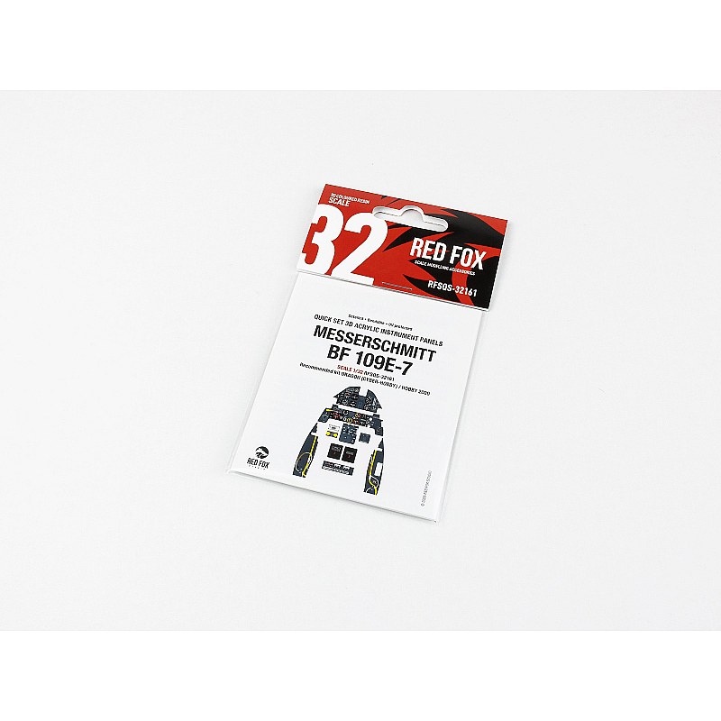 Red Fox Studio Messerschmitt Bf 109E-3 (Eduard) 1/32 RFSQS-32192
