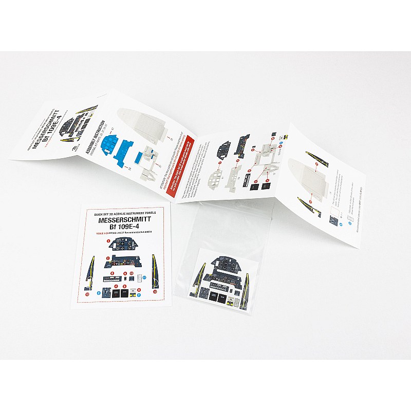Red Fox Studio Messerschmitt Bf 109E-4 (Airfix) 1/24 RFSQS-24037 additional image 3