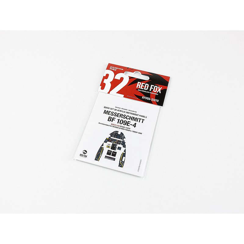 Red Fox Studio Messerschmitt Bf 109E-4 (Dragon / Hobby 2000) 1/32 RFSQS-32010