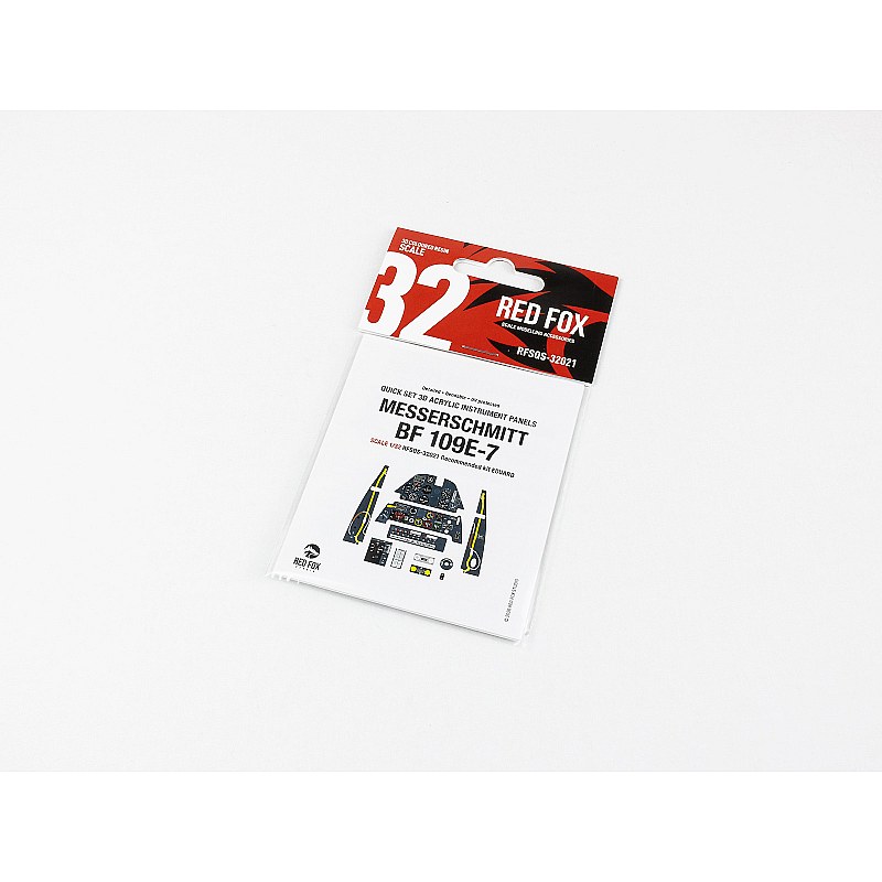 Red Fox Studio Messerschmitt Bf 109E-7 (Eduard) 1/32 RFSQS-32021