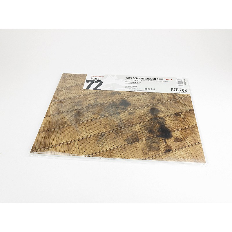 Red Fox Studio WWII German Wooden Base Type 1 1/72 RFSDB-72021