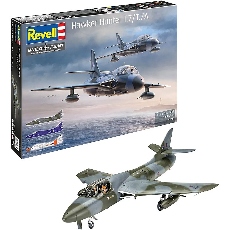 Revell Hawker Hunter T.7/T.7A (1/32) 03786 Revell Hawker Hunter T.7/T.7A (1/32) 03786