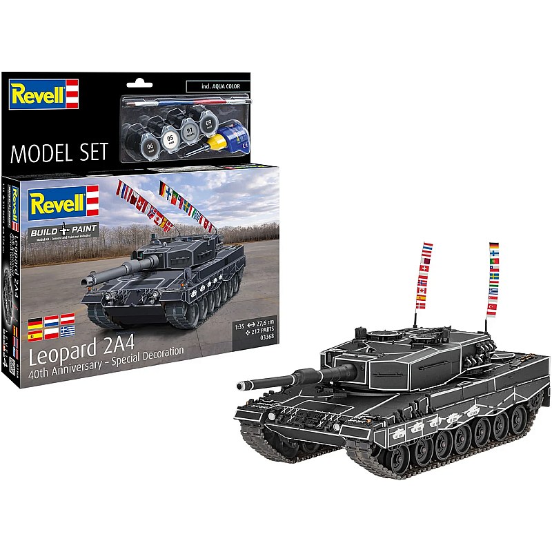 Revell Leopard 2A4 40th Anniversary Set (1/35) 63368 Revell Leopard 2A4 40th Anniversary Set (1/35) 63368
