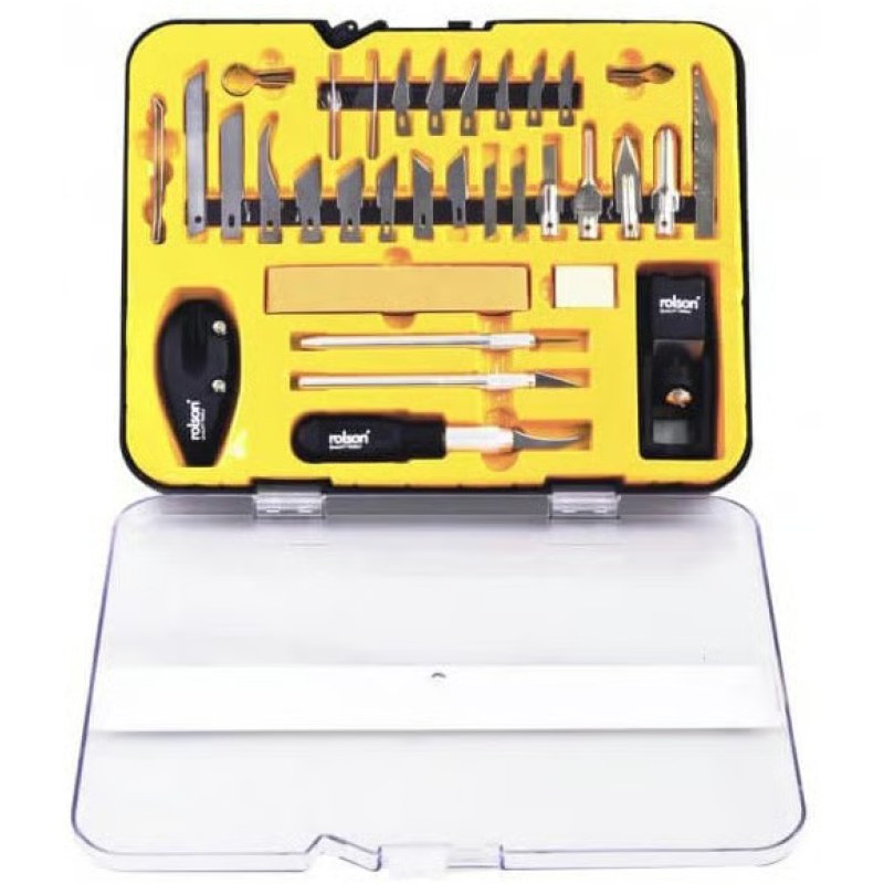 Rolson 36 Piece Hobby Knife Set 62926 Rolson 36 Piece Hobby Knife Set 62926