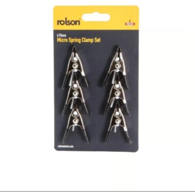 Rolson 6 Piece 50mm Spring Clamp Set 60341