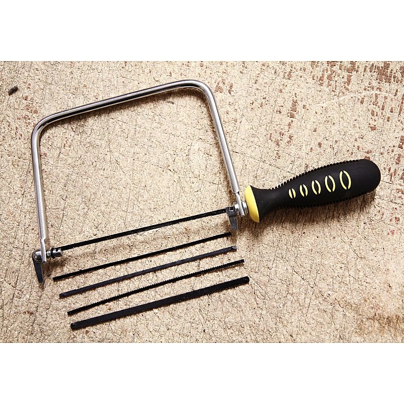 Rolson Rubber Grip Coping Saw + 5 Blades 58290 additional image 2