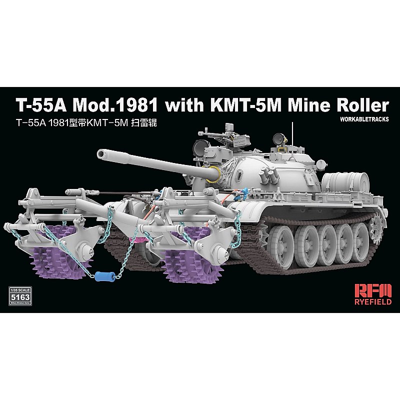 Rye Field Models T-55A Model 1981 1/35 RM-5163