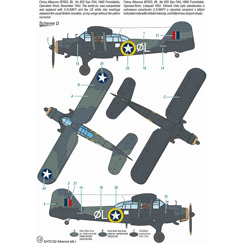 Special Hobby Fairey Albacore Mk1 1/72 SH 72152 additional image 3