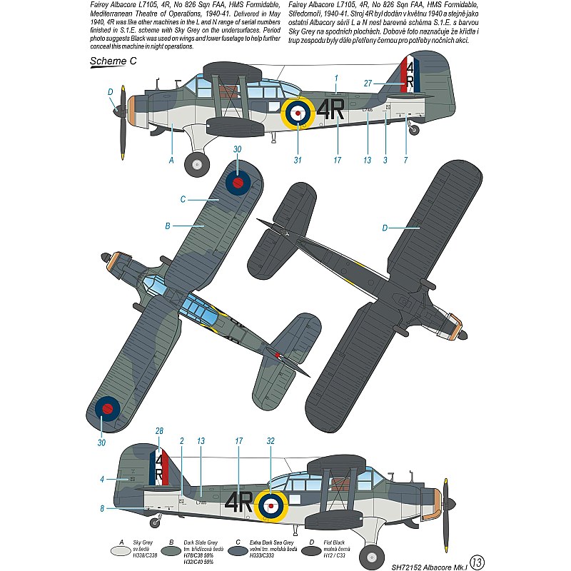 Special Hobby Fairey Albacore Mk1 1/72 SH 72152 additional image 4