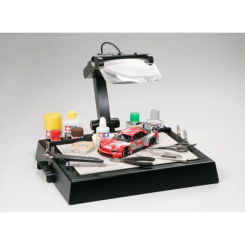 Tamiya Tamiya Work Stand + Magnifying Lens 74064 74064 additional image 3