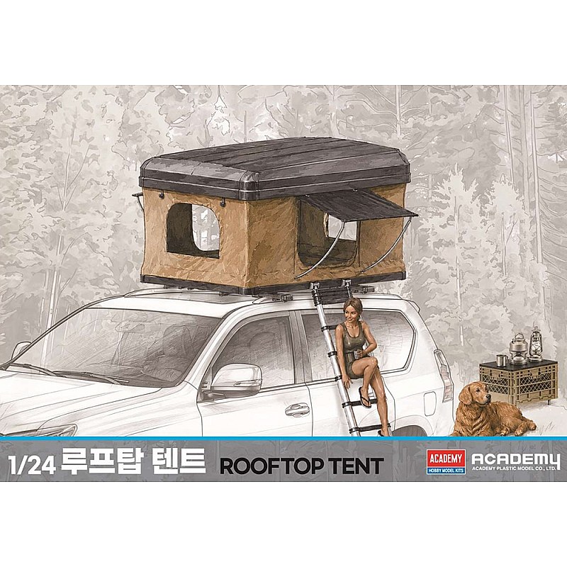 Academy Rooftop Tent 1/24 15625