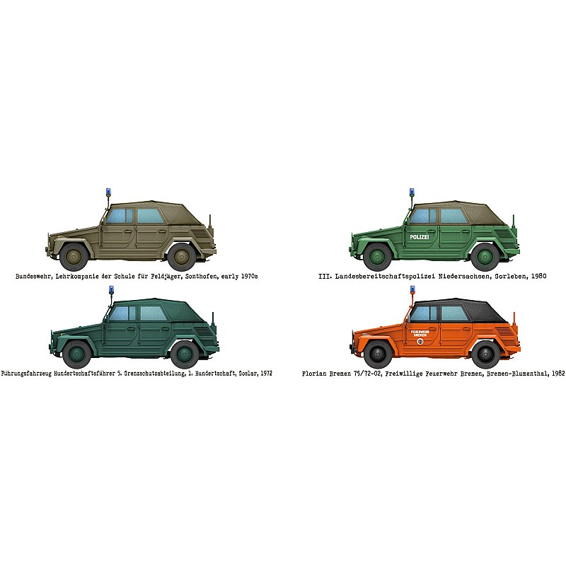 Das Werk Kurierwagen Typ 181 - Bluelight version 1/35 DW35045 additional image 6
