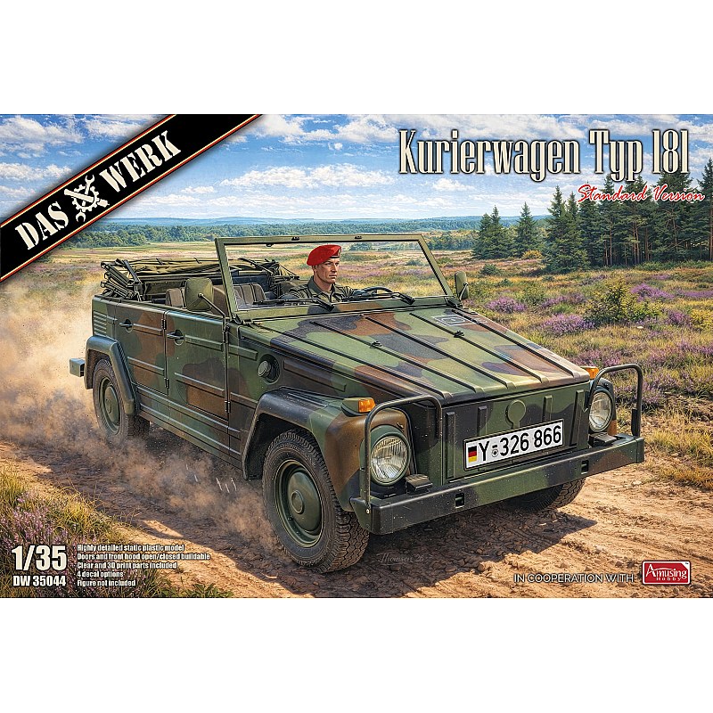 Das Werk Kurierwagen Typ 181 - Standard version 1/35 DW35044