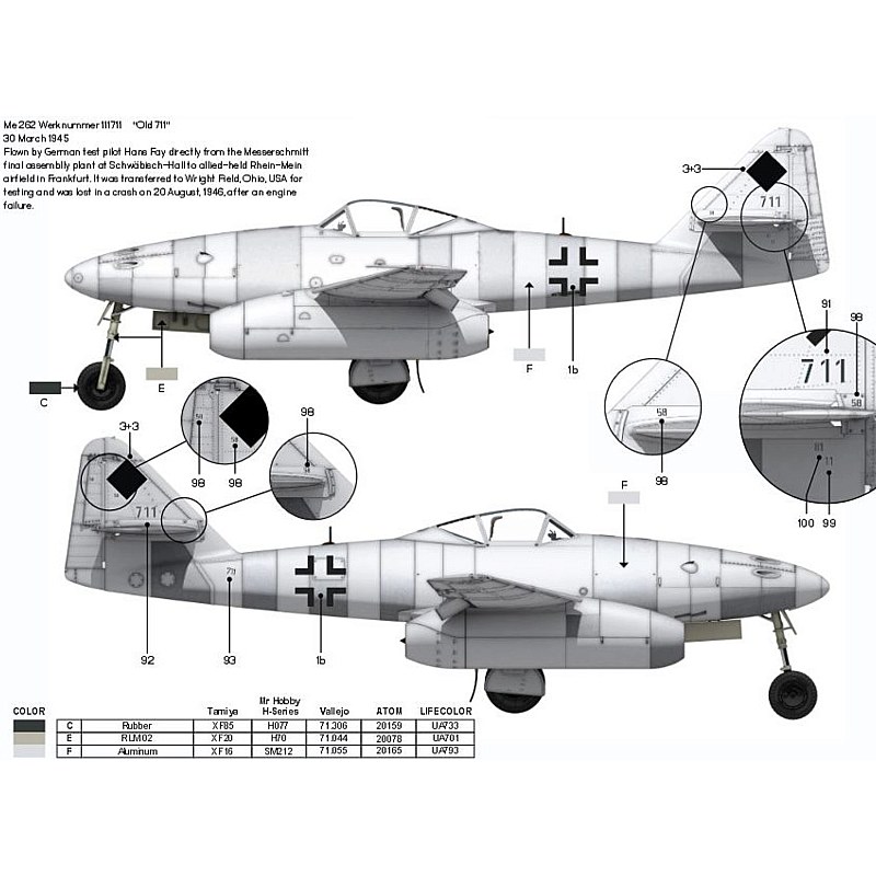 Das Werk Messerschmitt Me 262 1/32 DW32003 additional image 6
