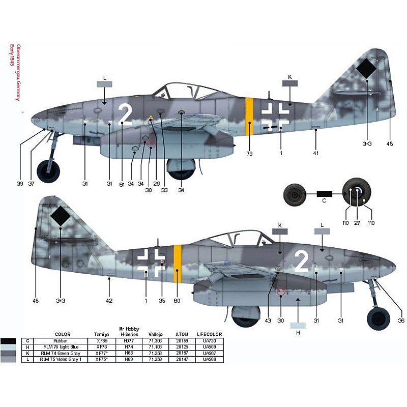Das Werk Messerschmitt Me 262 1/32 DW32003 additional image 7